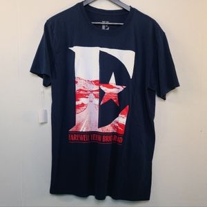 Elton John 'Farewell Yellow Brick Road' Tour Tee - Texas Edition - Navy Blue - L